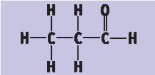 <p>C<sub>2</sub>H<sub>5</sub>CHO</p>
