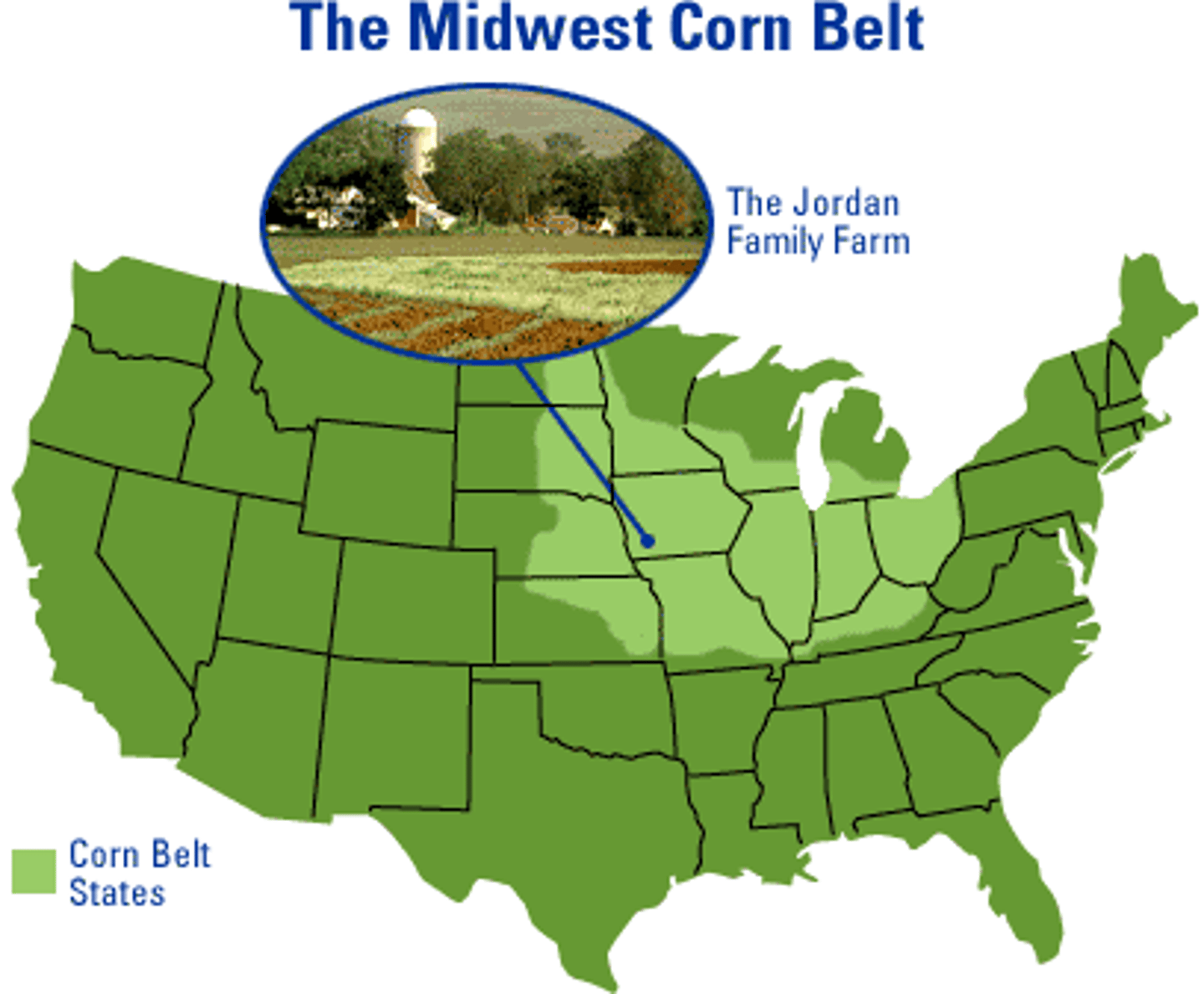 <p>An area in which there is uniformity of some attribute; this describes most areas demarcated on a map; a country map is good example</p>