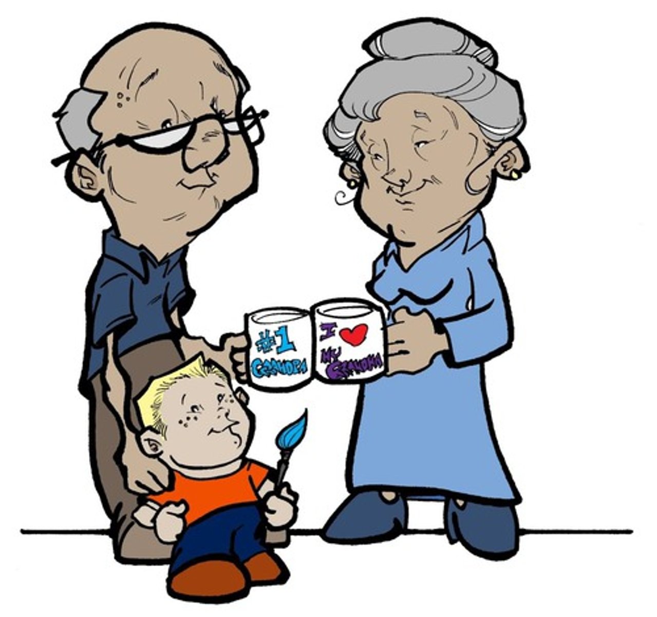 <p>the grandparents</p>