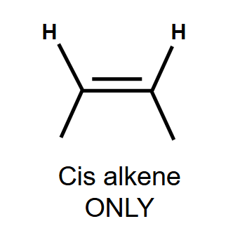<p>Reduction of Alkyne</p><ul><li><p>Hydrogenation syn addition of H<sub>2</sub></p></li><li><p><mark data-color="red" style="background-color: red; color: inherit;">MUST KNOW MECHANISM</mark></p></li></ul><p></p>