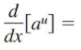 <p>derivative of exponential function</p>