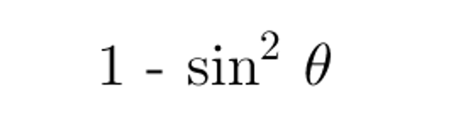 <p>Pythagorean Identity</p>