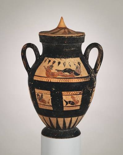 <p>Amphora with Lid </p>