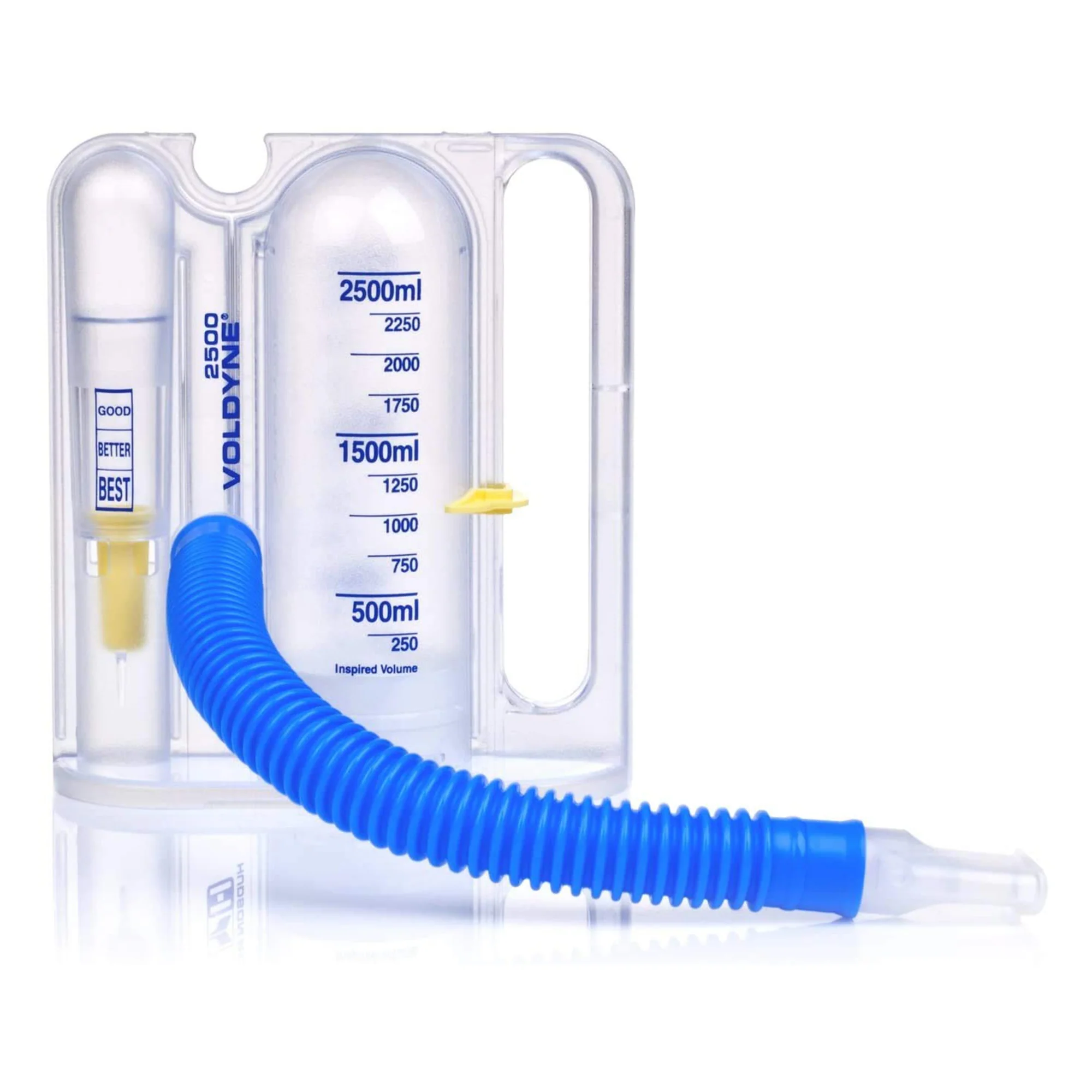 <p>basic positioning and device hold for incentive spirometer</p>