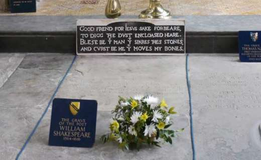 William Shakespeare's Grave