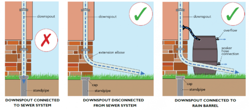 d. Downspout