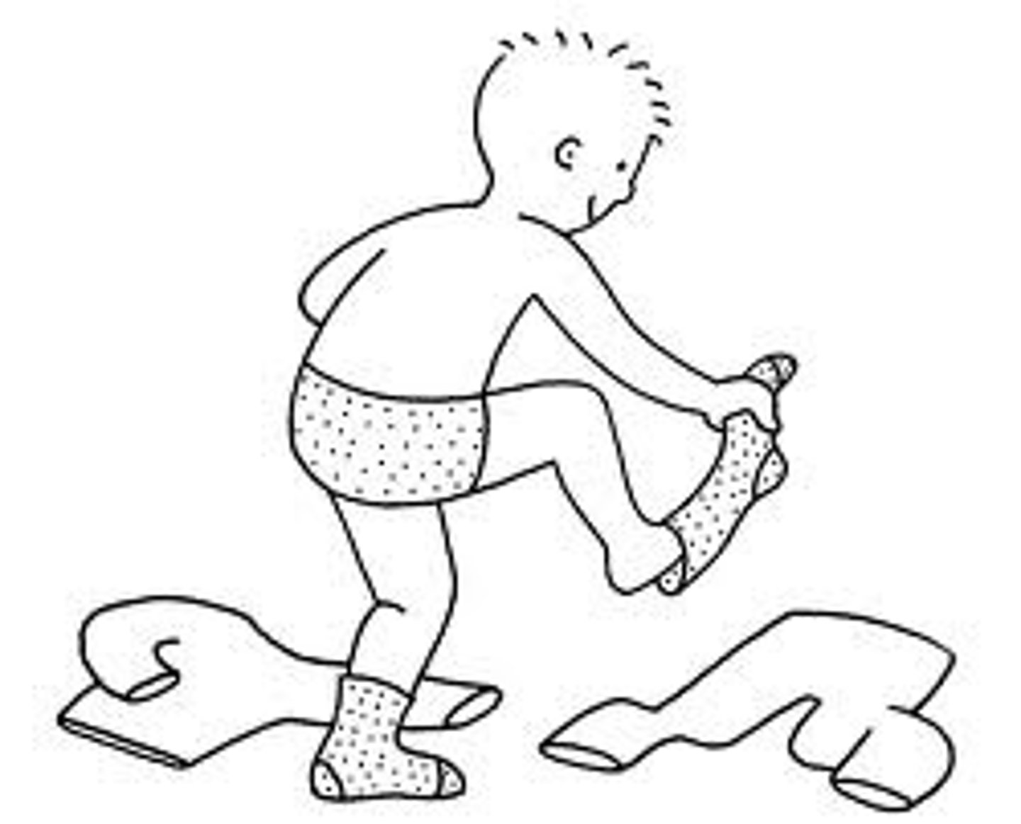 <p>to get undressed</p>