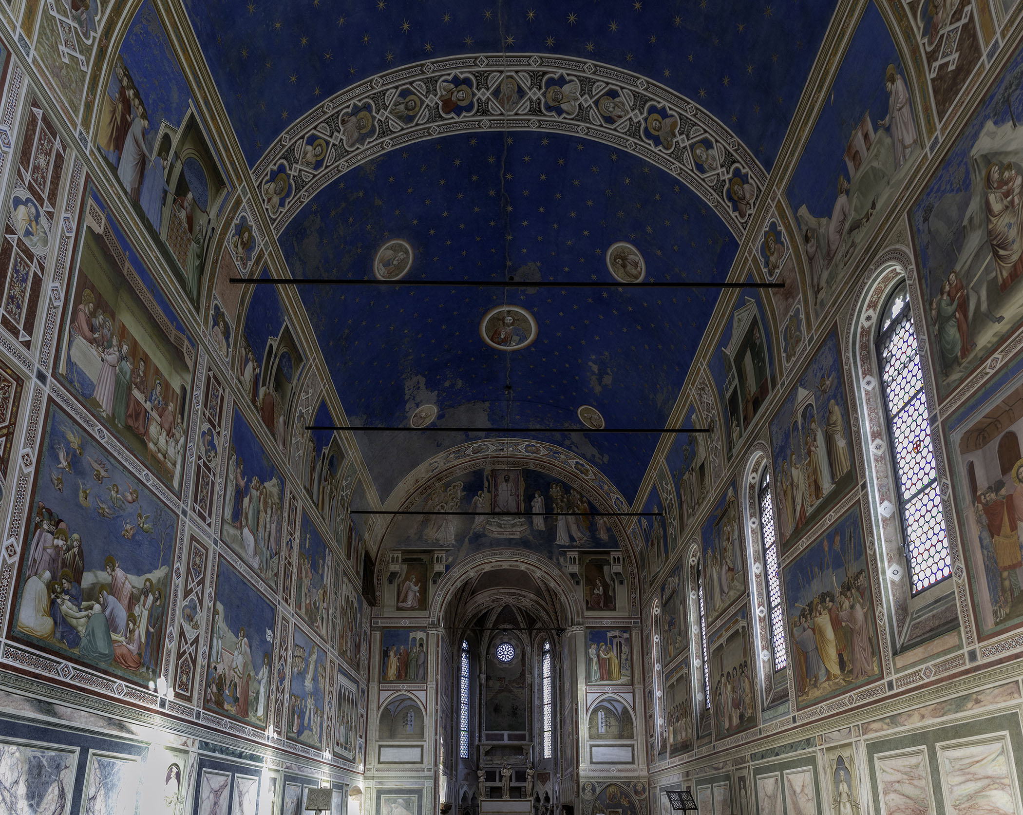 <p>Arena Chapel, Giotto, 1305, Italy</p>