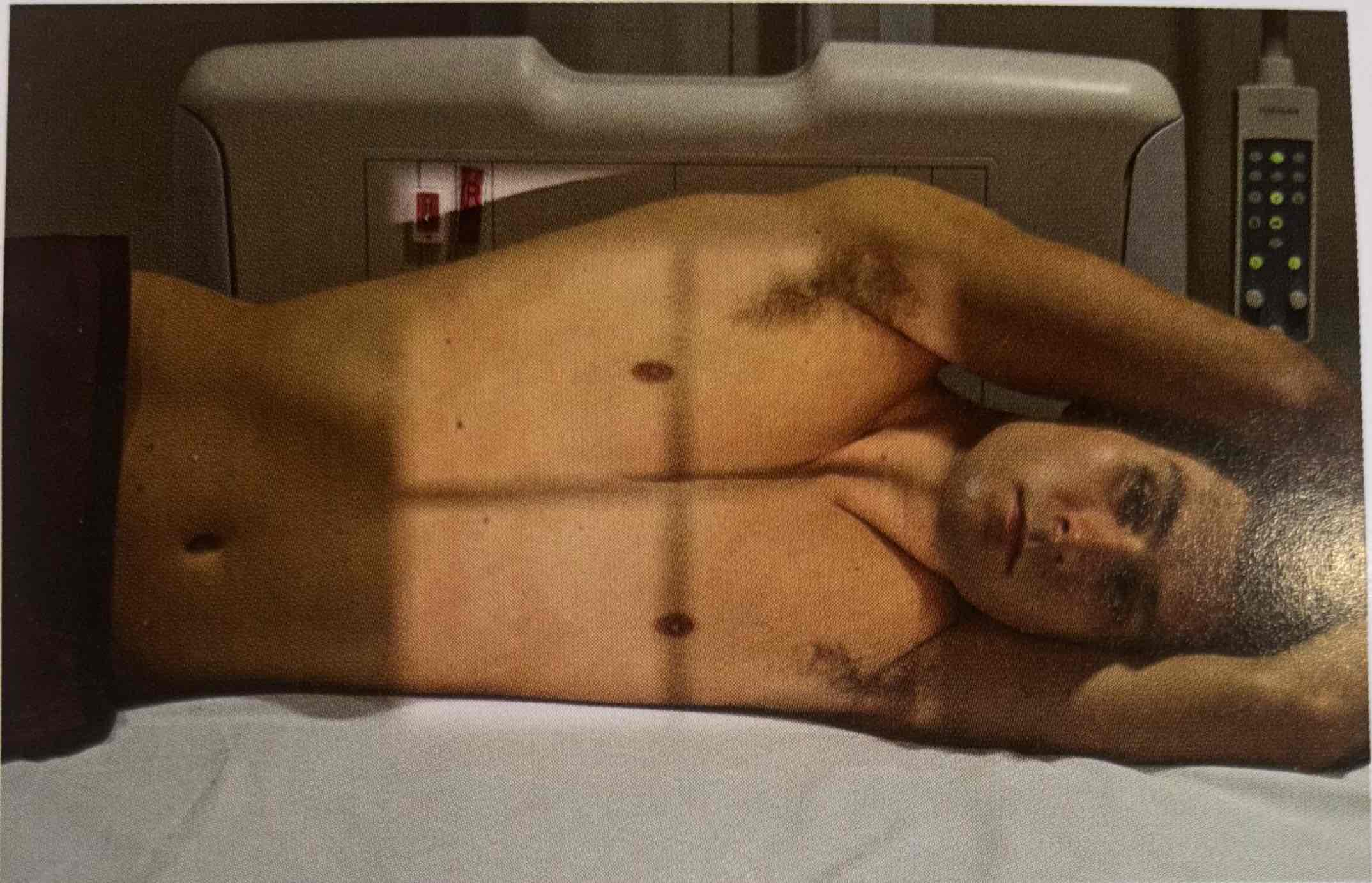 <p>The patient is in position for which exam</p>