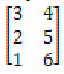 <p>The correct choice is B because the definition of transposing a matrix says that the rows and columns should be switched. For example, the vertical matrix in the photo can be transformed to</p><p>[ 3 2 1 ]</p><p>[ 4 5 6 ]</p><p>Notice that the first row, 3 and 4, becomes the first column. The second row, 2 and 5, becomes the second column. This is an example of transposing a matrix.</p>