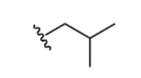 <p>three carbons, second with branch</p>