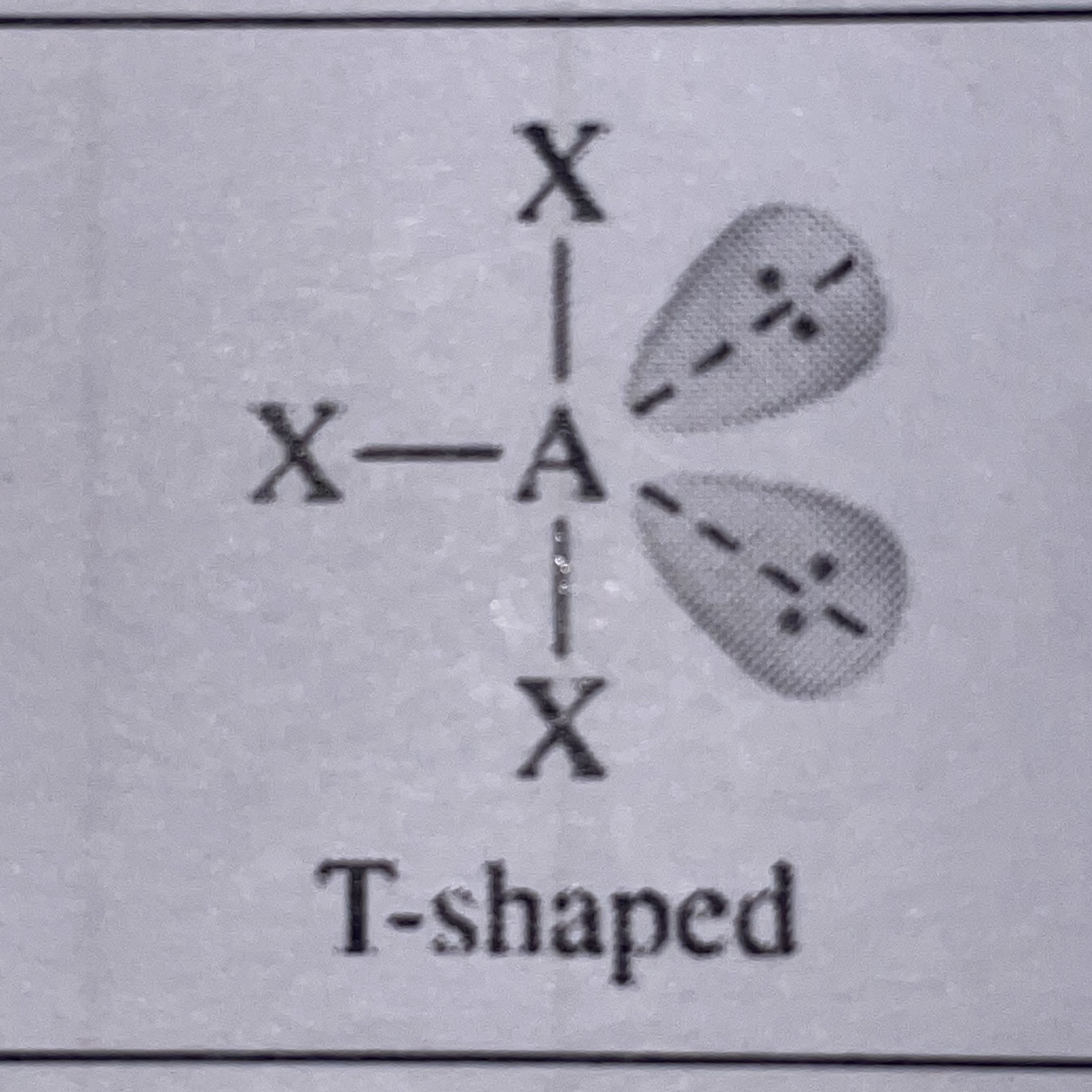 <p>T-shaped</p>