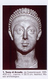 <p>La testa di Arcadio</p>