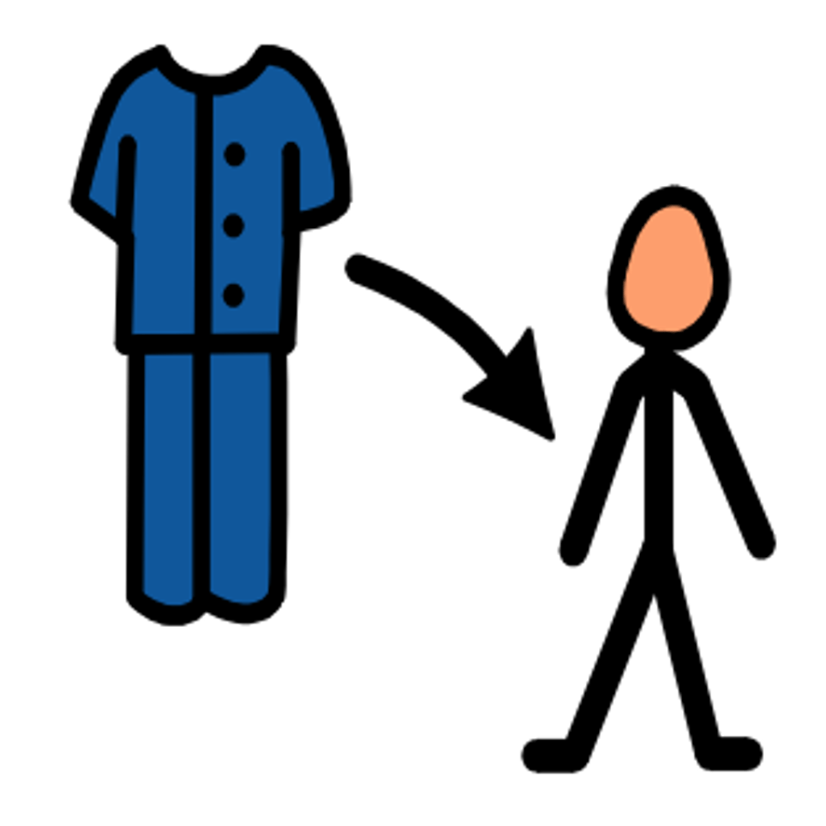 <p>to put on</p>