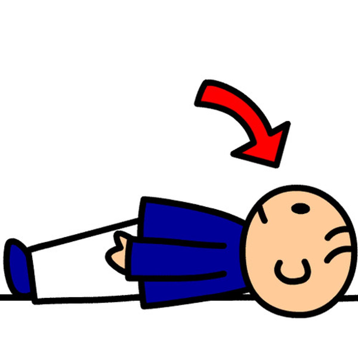 <p>put your body in a horizontal position<br><br>Please _____ ______ on the couch. I'm going to examine you.</p>