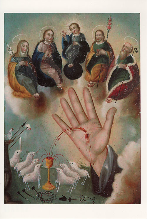 <p>La Mano Poderosa (Retablo)</p>