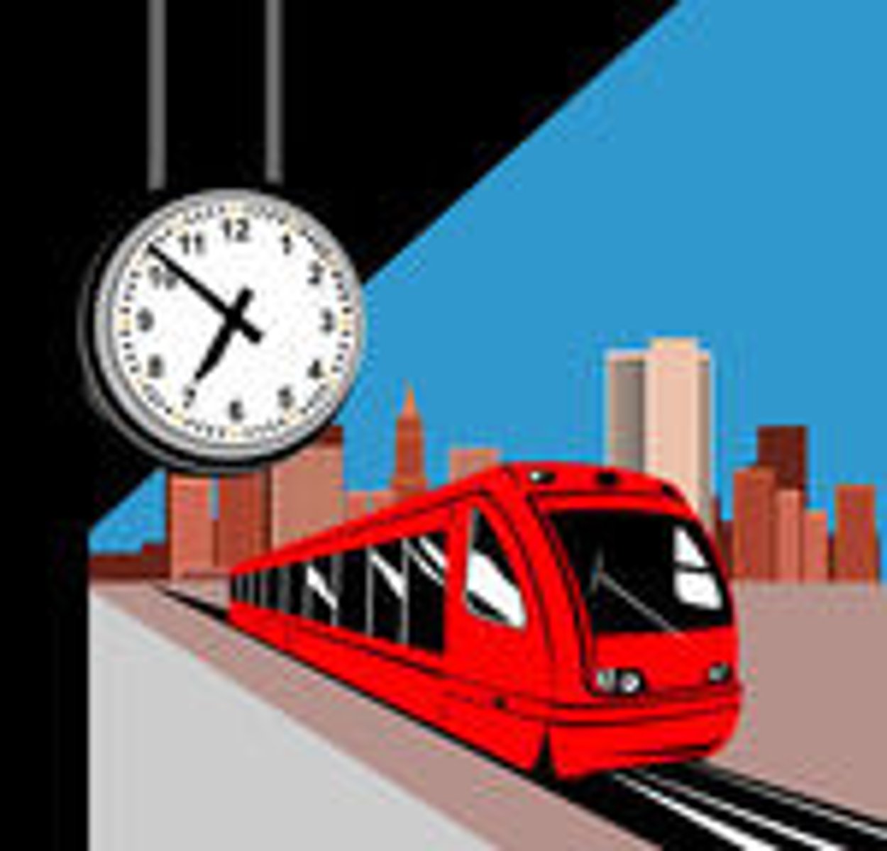 <p>a train station</p>