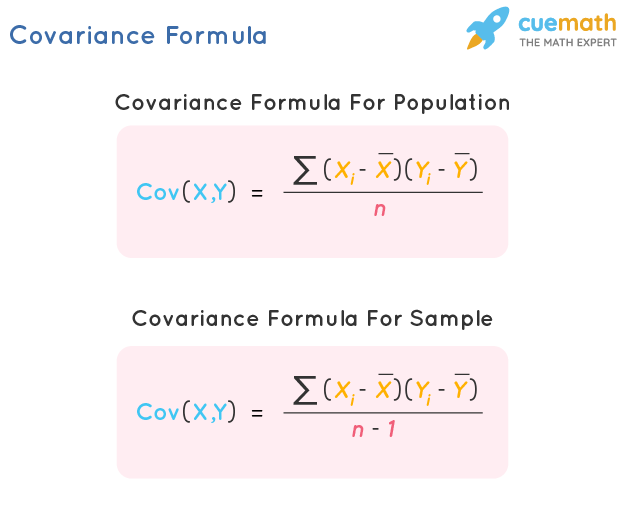 <p>Equation of covariance</p>
