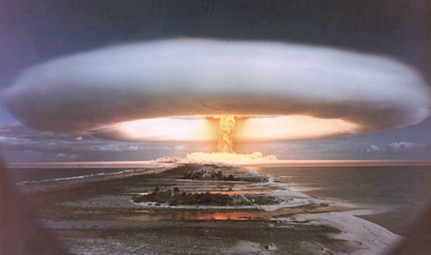 <p>1,000 times more powerful as an atomic bomb; First tested in 1952 by the U.S.</p>