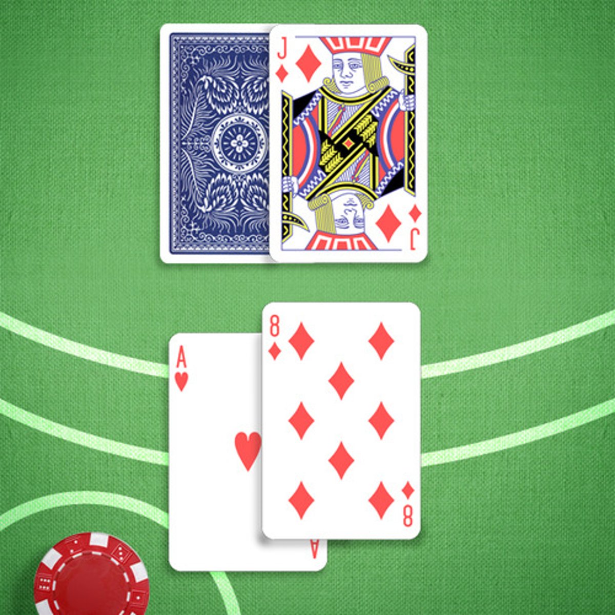 <p>You: 19</p><p>Dealer's Upcard: 10</p>