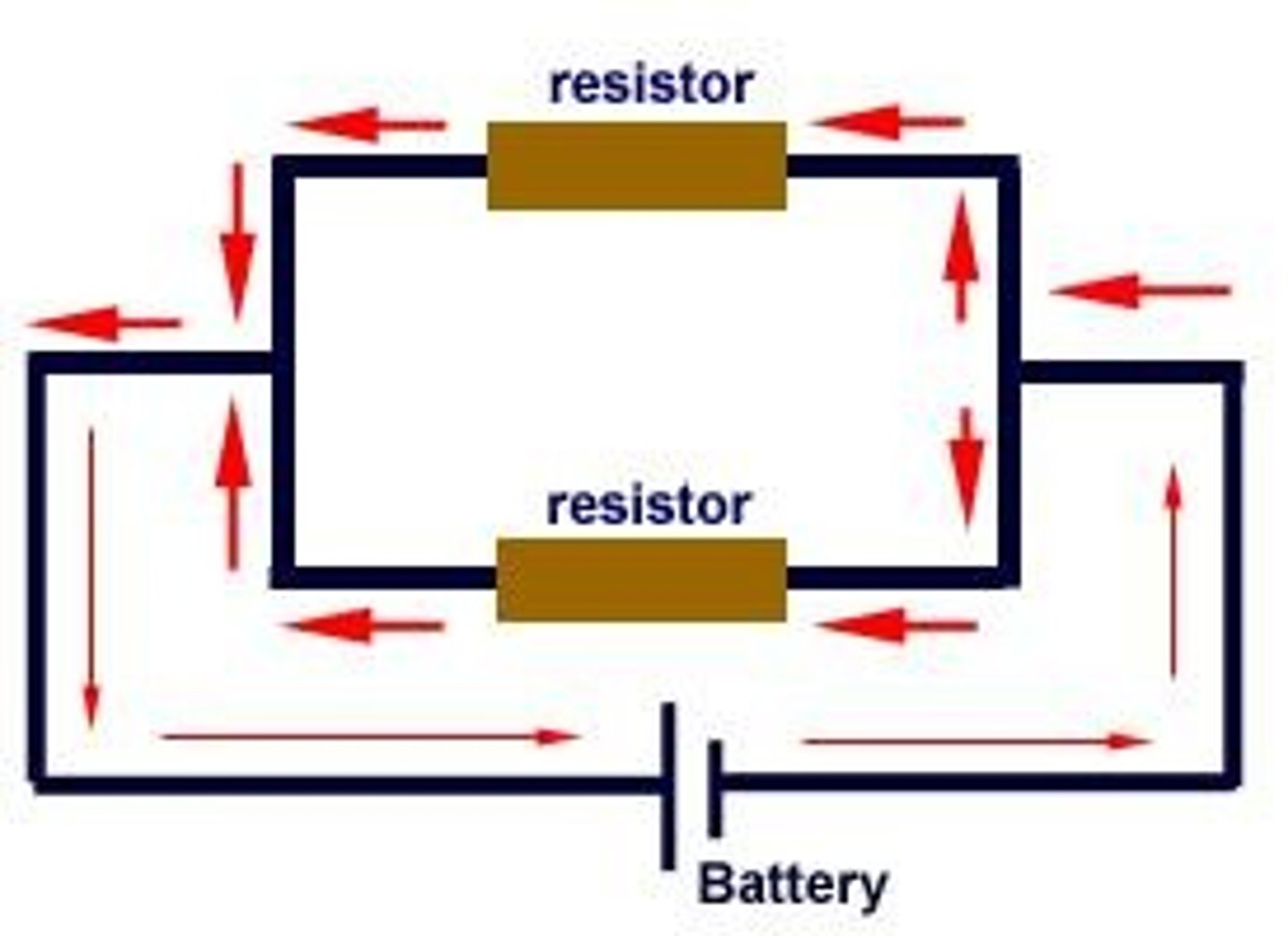 <p>A circuit with multiple loops where current splits among the loops.</p>