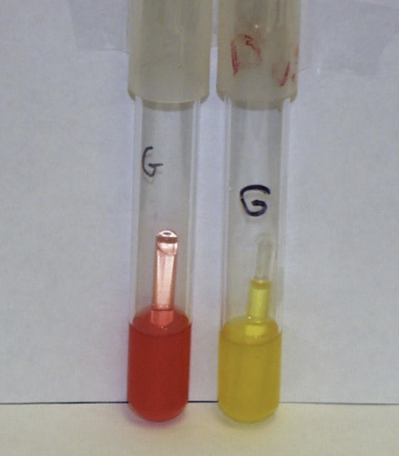 <p>right is positive</p>