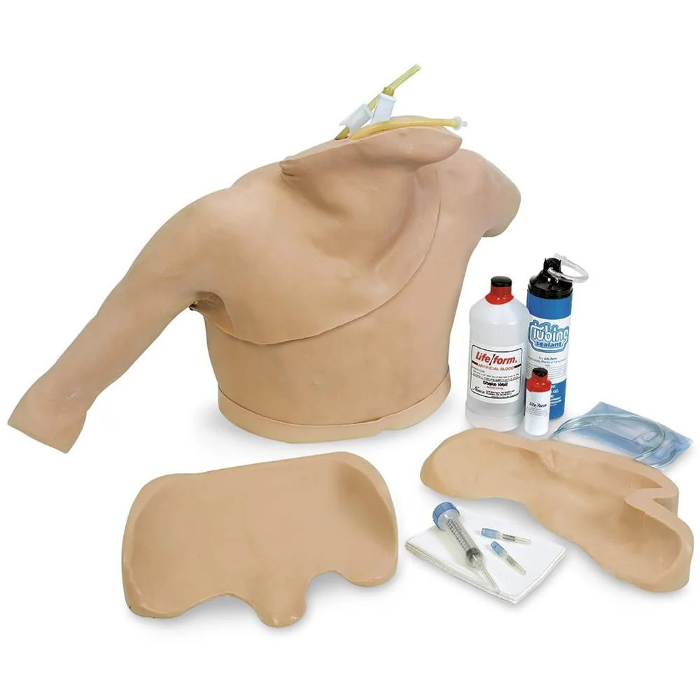 <p>Medical simulation kits used for training in the insertion of Swan-Ganz catheters, allowing practitioners to practice hemodynamic monitoring techniques. </p>