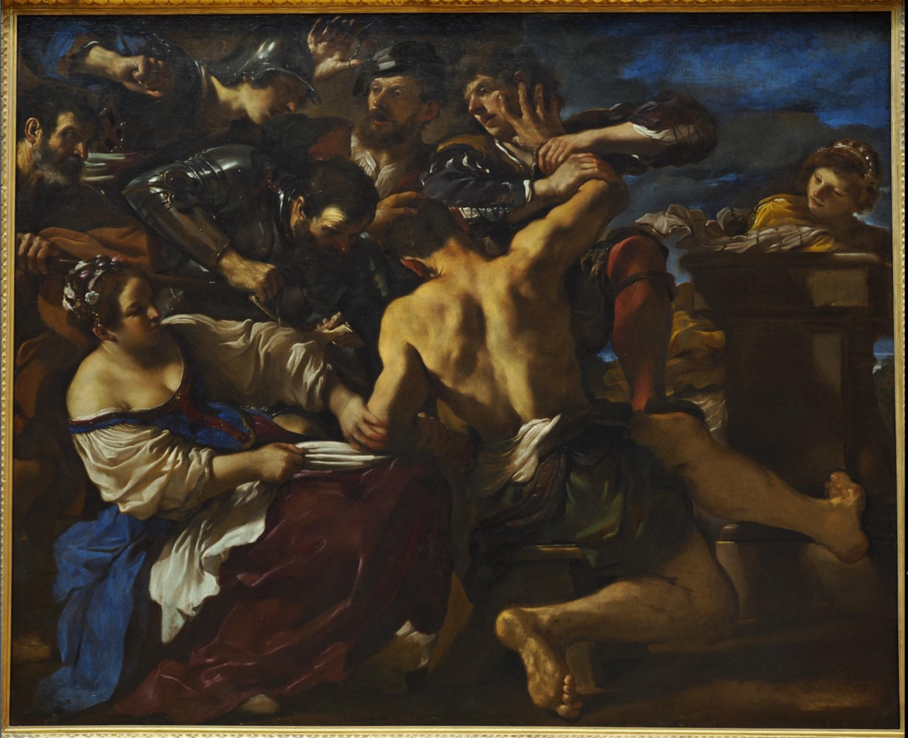 <p>Guercino, Samson Captured by the Philistines</p>