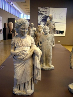 <p>just south-west of Athens. Girls would dress up like bears at the festival of Artemis Brauronia. This was required for all Athenian girls before they could marry.</p>