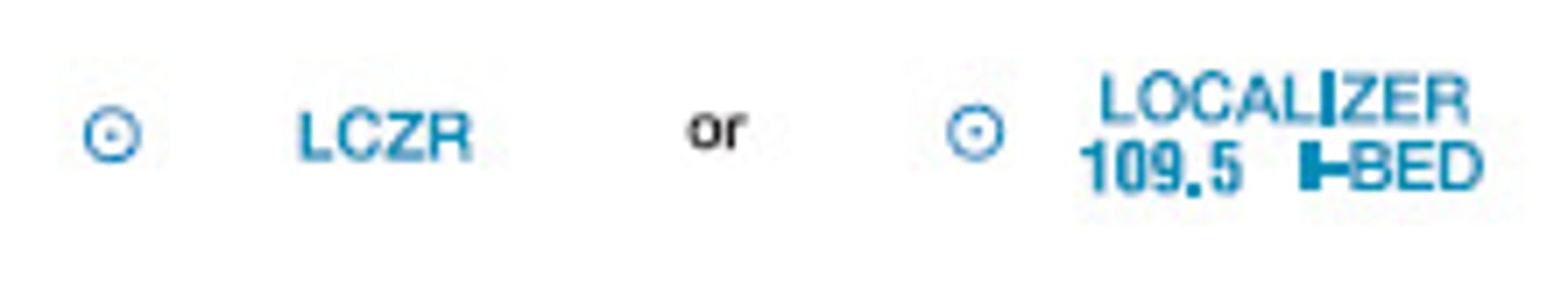 <p>Shown when component of airway system or used in the description of Class B airspace</p>