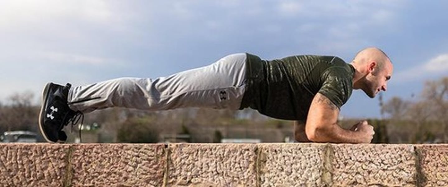 <p>A test of muscular endurance where the subject holds a plank position for as long as possible.</p>