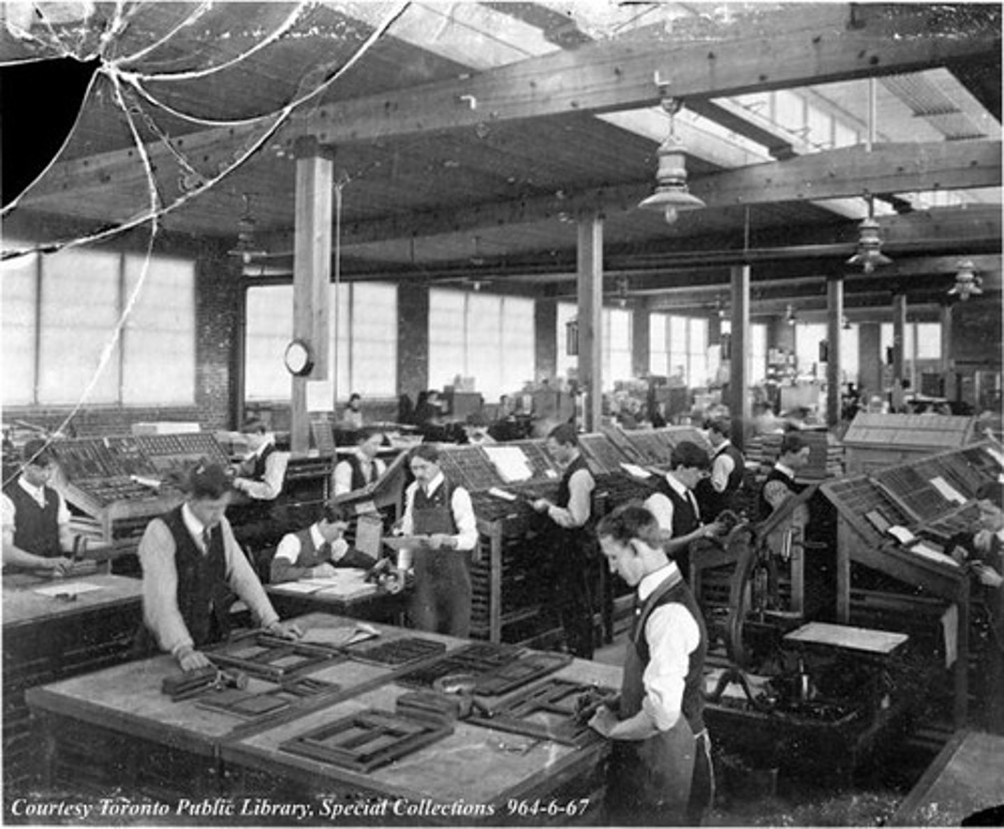 <p>A method of production that brought many workers and machines together into one building; replaced localized cottage industry. Workers were paid by the hour instead of for what they produce; decreased the need for skilled labor and led to exploitation of workers</p>