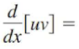 <p>product rule</p>
