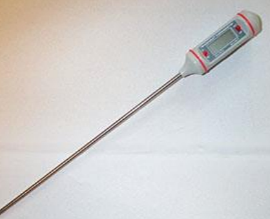 <p>voltage produced at a junction of two dissimilar metals varies with temperature</p>