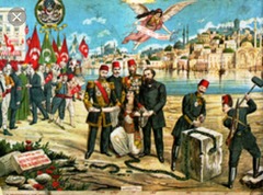 'Restructuring' reforms by the nineteenth-century Ottoman rulers, intended to move civil law away from the control of religious elites and make the military and the bureaucracy more efficient.
