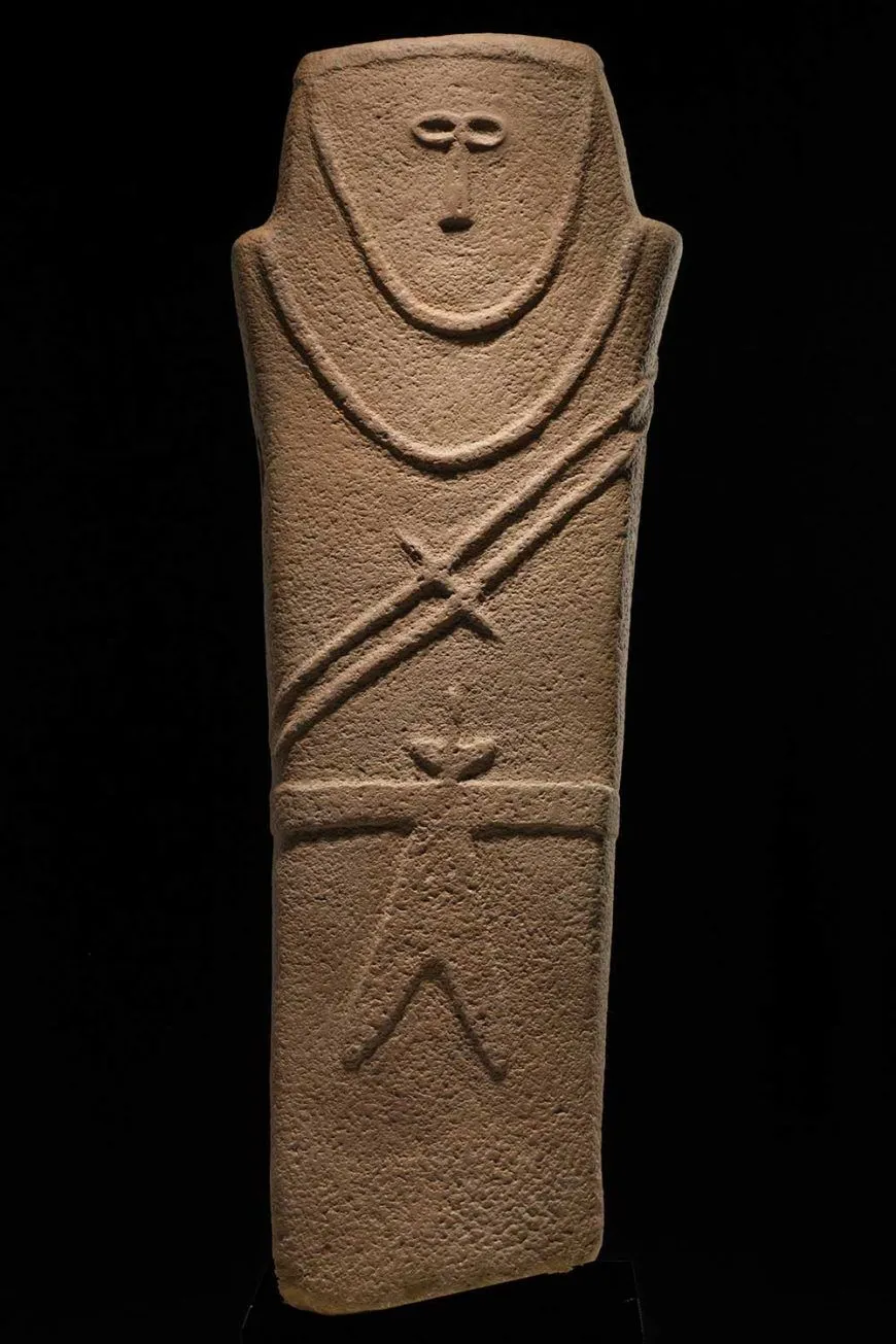 <p>Anthropomorphic stele</p>