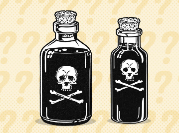 Substances that cause death or injury when taken in by a living thing