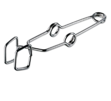 <p>Used to hold and transport hot test tubes</p>