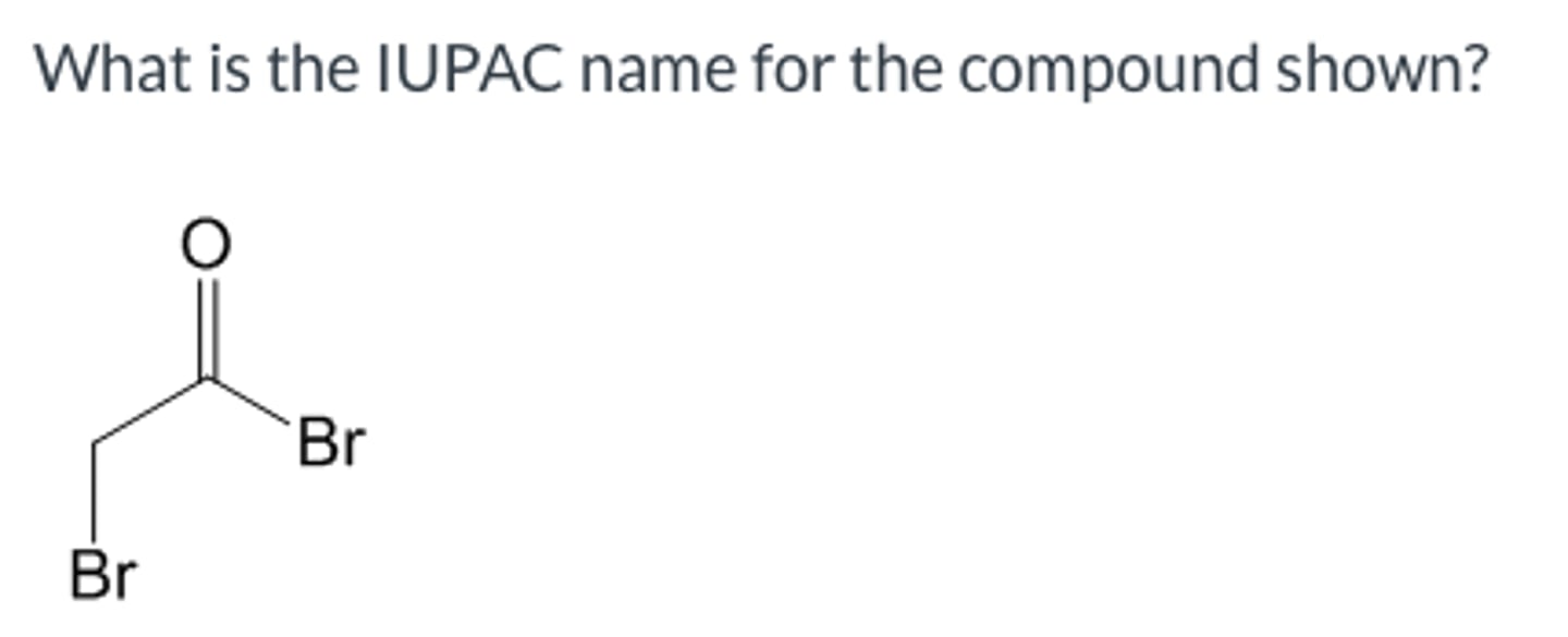 <p>What is the IUPAC name for the compound shown?</p>