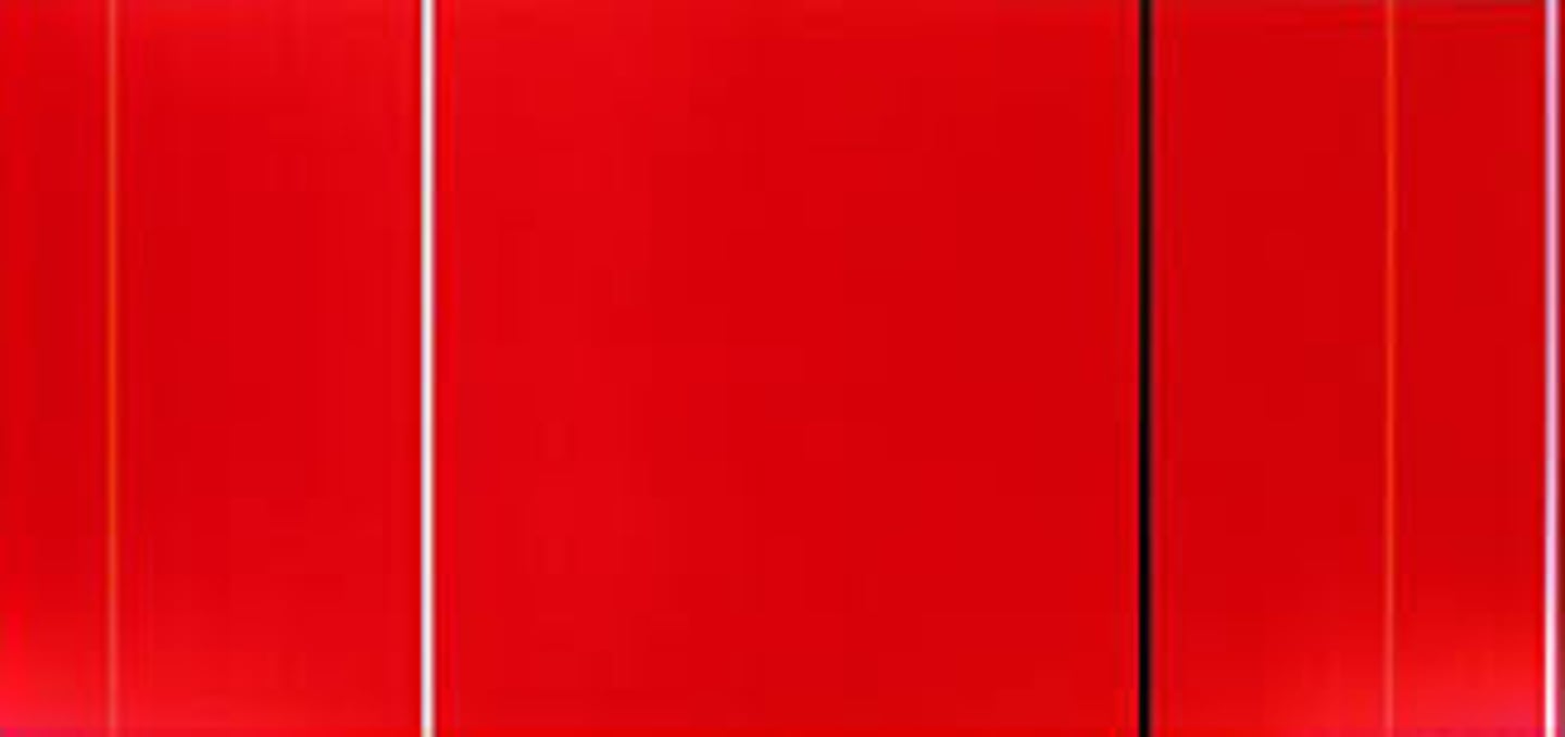 <p>Barnett Newmann</p><p>1950-51 [chromatic abstraction, or color field painting]</p><p>Abstract expressionism</p><p>Artist:</p><p>Commissioner:</p><p>Original Location:</p><p>Style: Abstract Expressionism (Art post WW2 1945)</p><p>Characteristics</p><p>Function:</p><p>Subject:</p>