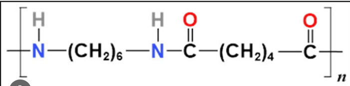 <p>What are the 2 monomers of nylon-6-6?</p>