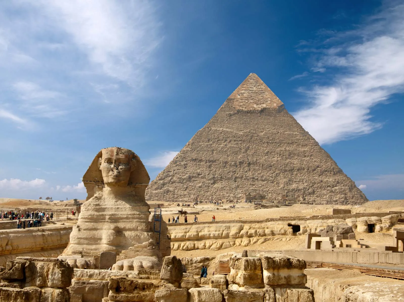 <p>Great Pyramid &amp; Great Sphinx</p>