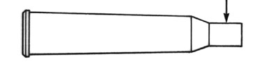 <p>What part of the cartridge case is the arrow pointing to?</p>
