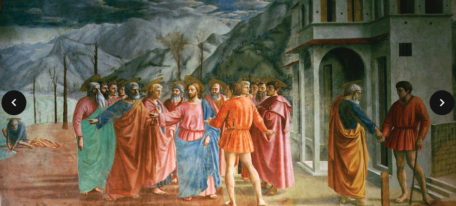 <p>plata tributului - masaccio</p>