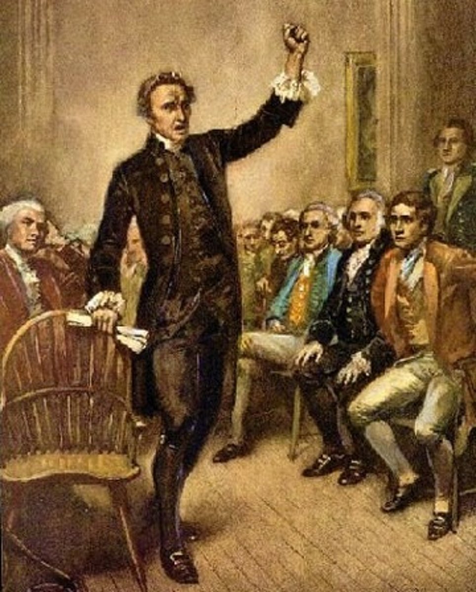 <p>An American leader from Virginia who spoke out against British rule of the American colonies; coined the phrase "Give me liberty or give me death."</p>