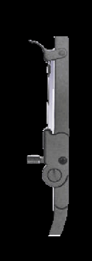 <p>Manually Locking knee joint (trigger lock, drop with lift loop)</p>