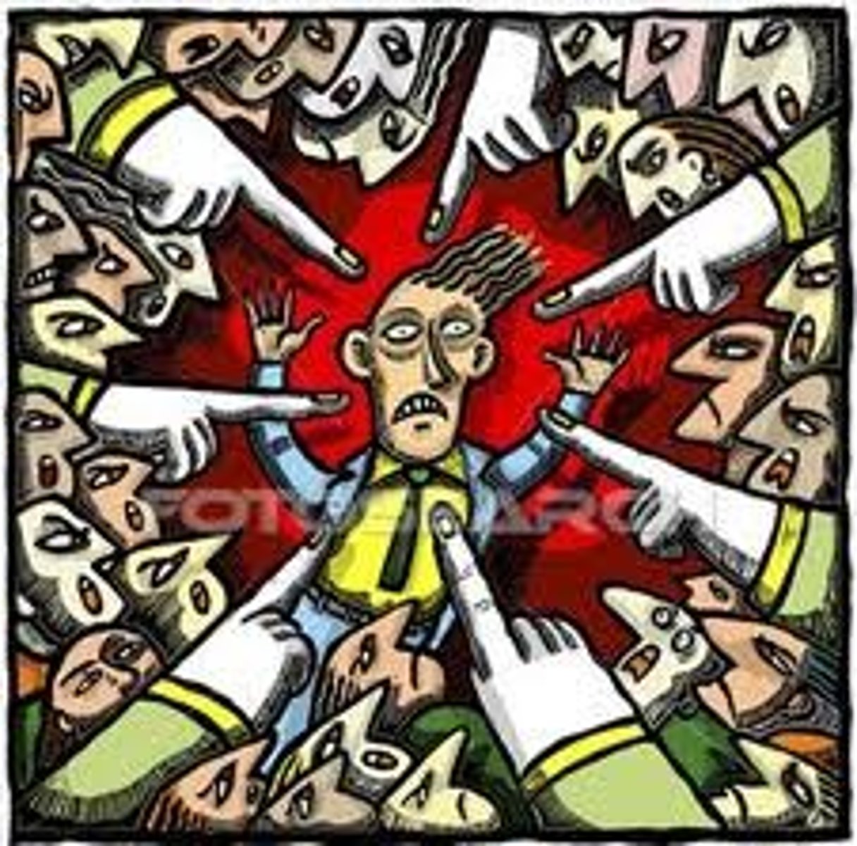 <p>Overwhelming attack </p><p>A great number of complaints, criticisms, or questions suddenly directed at someone</p><p>(onslaught, bombardment)</p>