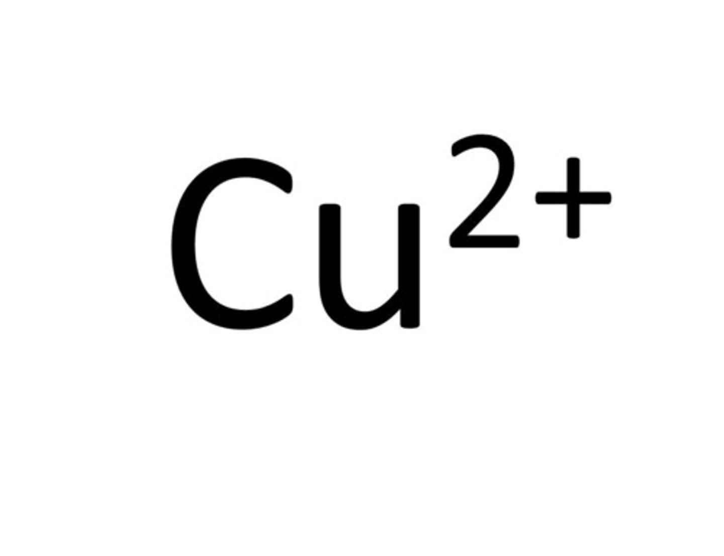 <p>Cu^{2+} </p>