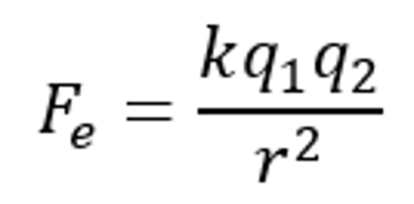 <p>k is 9 × 10^9</p>