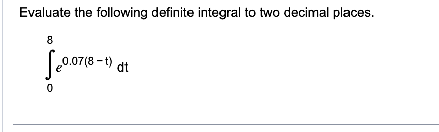 <p>Evaluate the following integral:</p>